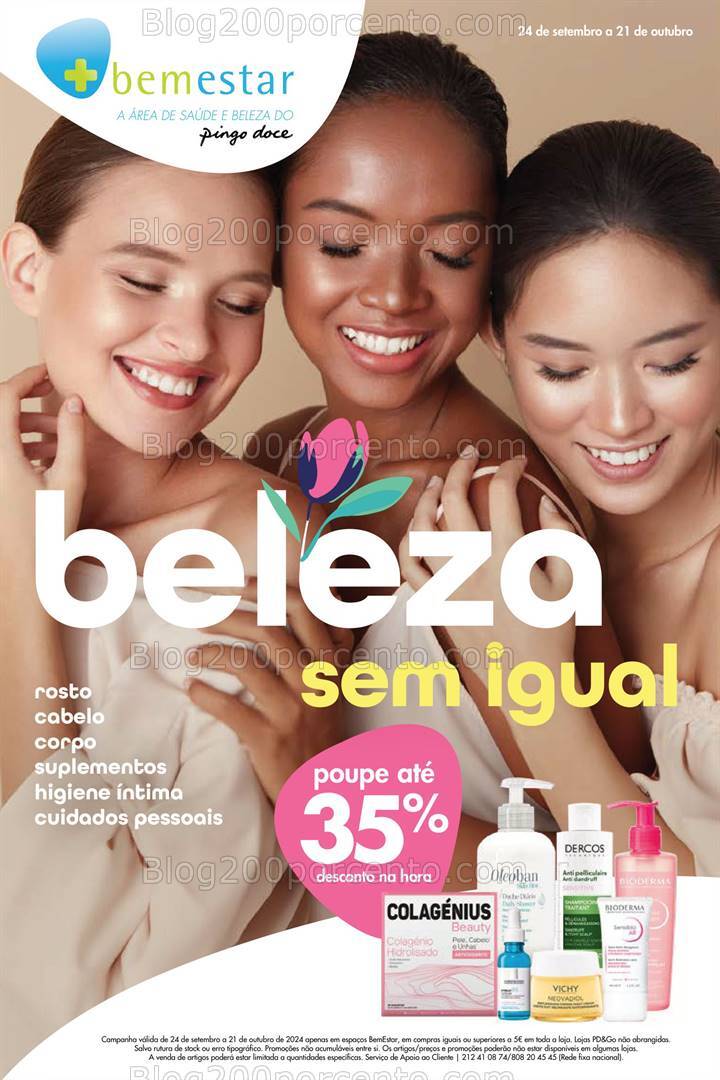 Antevisão Folheto PINGO DOCE - BEM ESTAR Beleza Outono Promoções de 24 setembro a 21 outubro