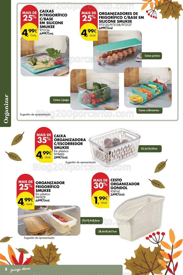 Antevisão Folheto PINGO DOCE Bazar Outono Promoções de 24 setembro a 21 outubro