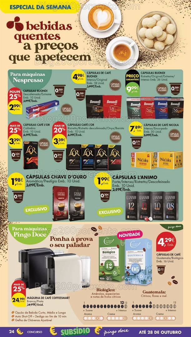 Antevisão Folheto PINGO DOCE Lojas Grandes Promoções de 1 a 7 outubro