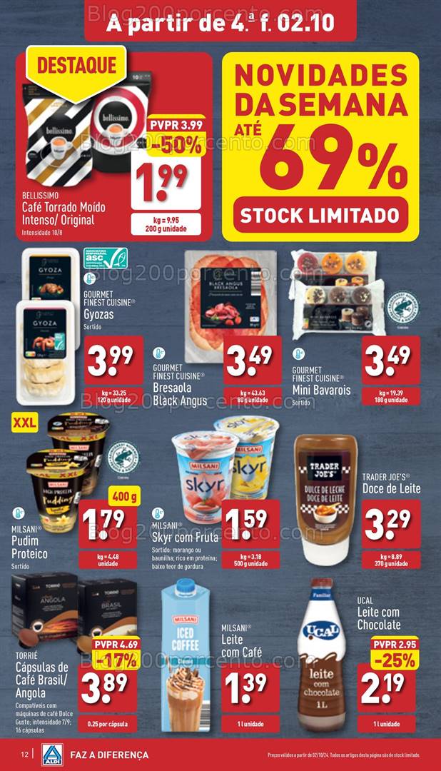 Antevisão Folheto ALDI Promoções de 2 a 8 outubro