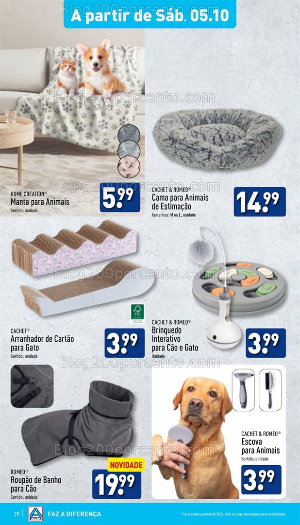 Antevisão Folheto ALDI Bazar Promoções a partir de 5 outubro