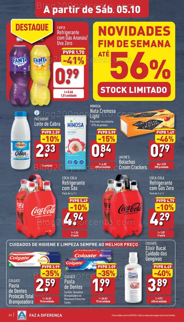 Antevisão Folheto ALDI Promoções de 2 a 8 outubro