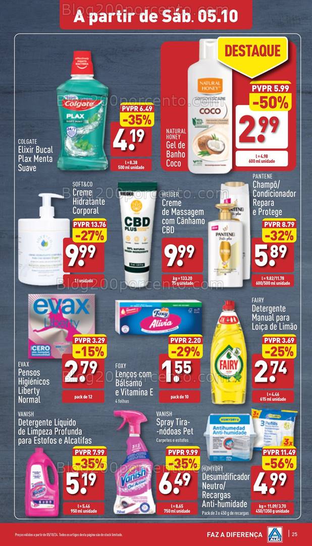 Antevisão Folheto ALDI Promoções de 2 a 8 outubro