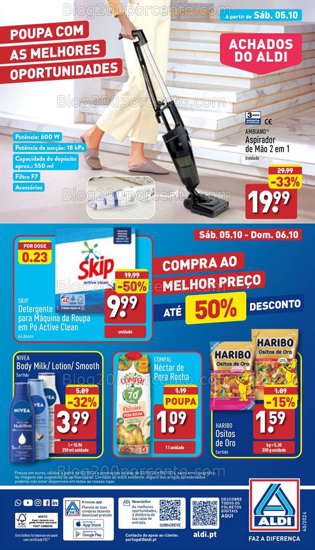 Antevisão Folheto ALDI Promoções de 2 a 8 outubro