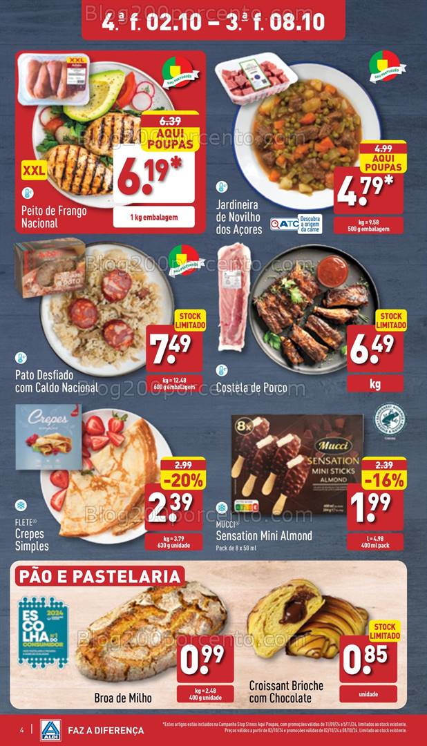 Antevisão Folheto ALDI Promoções de 2 a 8 outubro