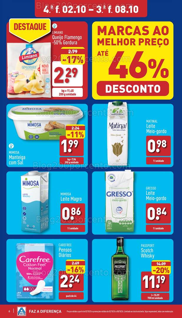 Antevisão Folheto ALDI Promoções de 2 a 8 outubro