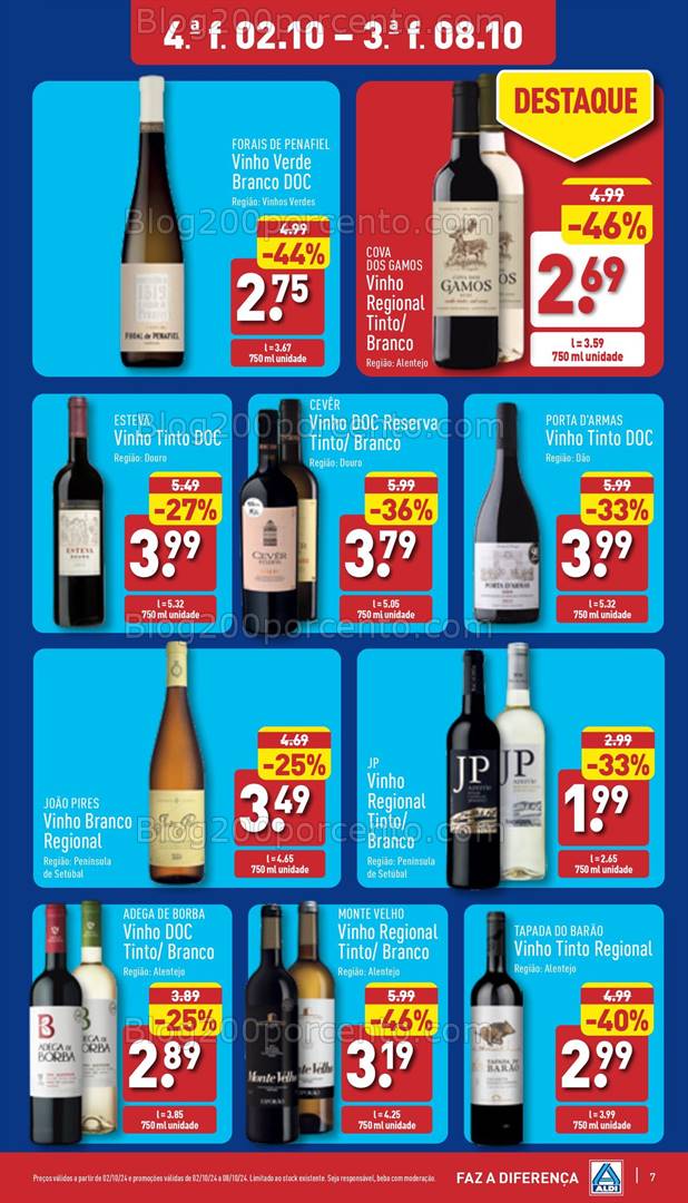 Antevisão Folheto ALDI Promoções de 2 a 8 outubro