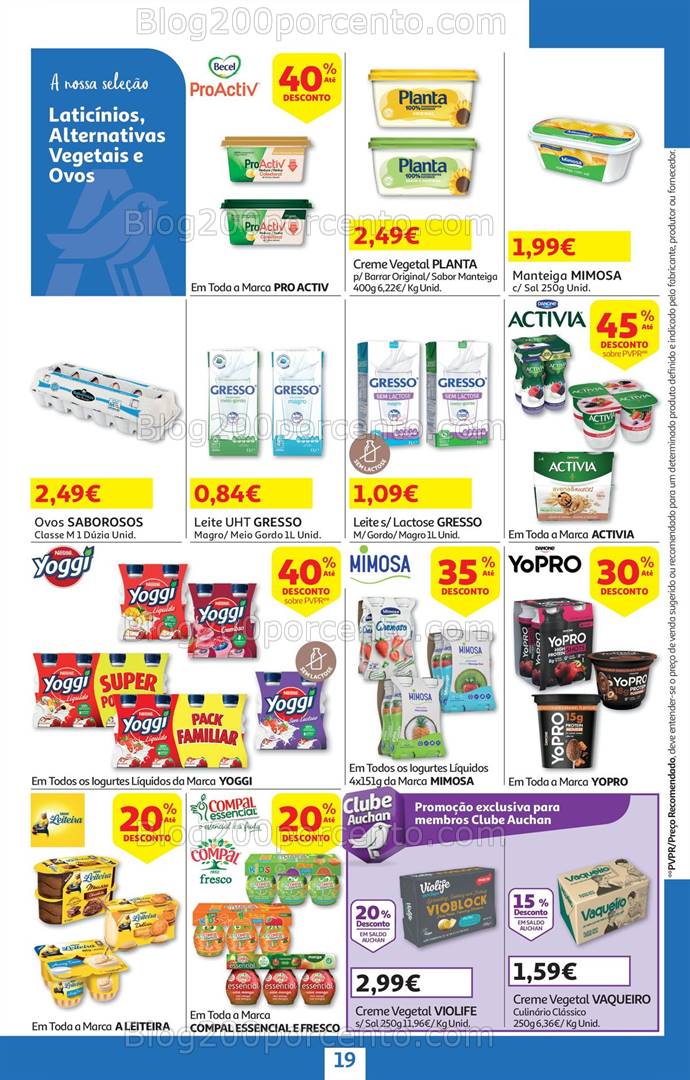 Antevisão Folheto AUCHAN Promoções de 19 setembro a 2 outubro