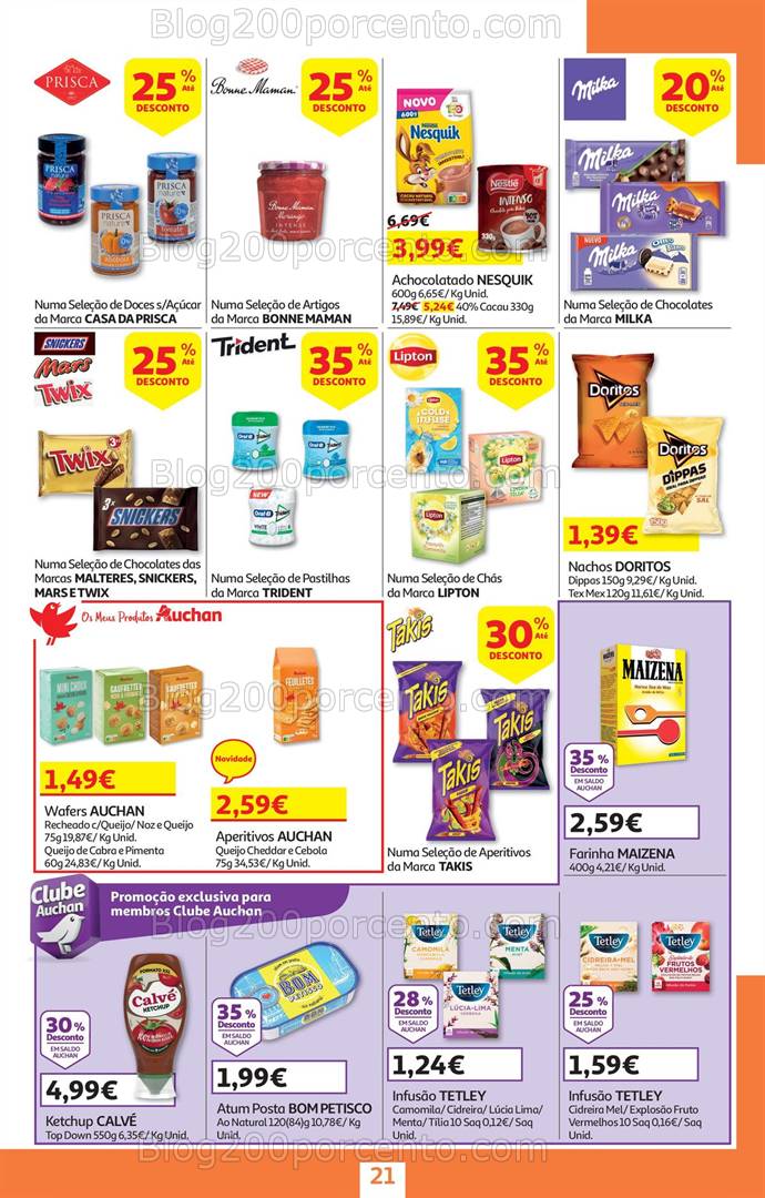 Antevisão Folheto AUCHAN Promoções de 19 setembro a 2 outubro