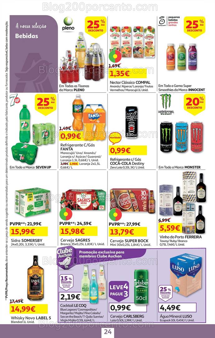 Antevisão Folheto AUCHAN Promoções de 19 setembro a 2 outubro