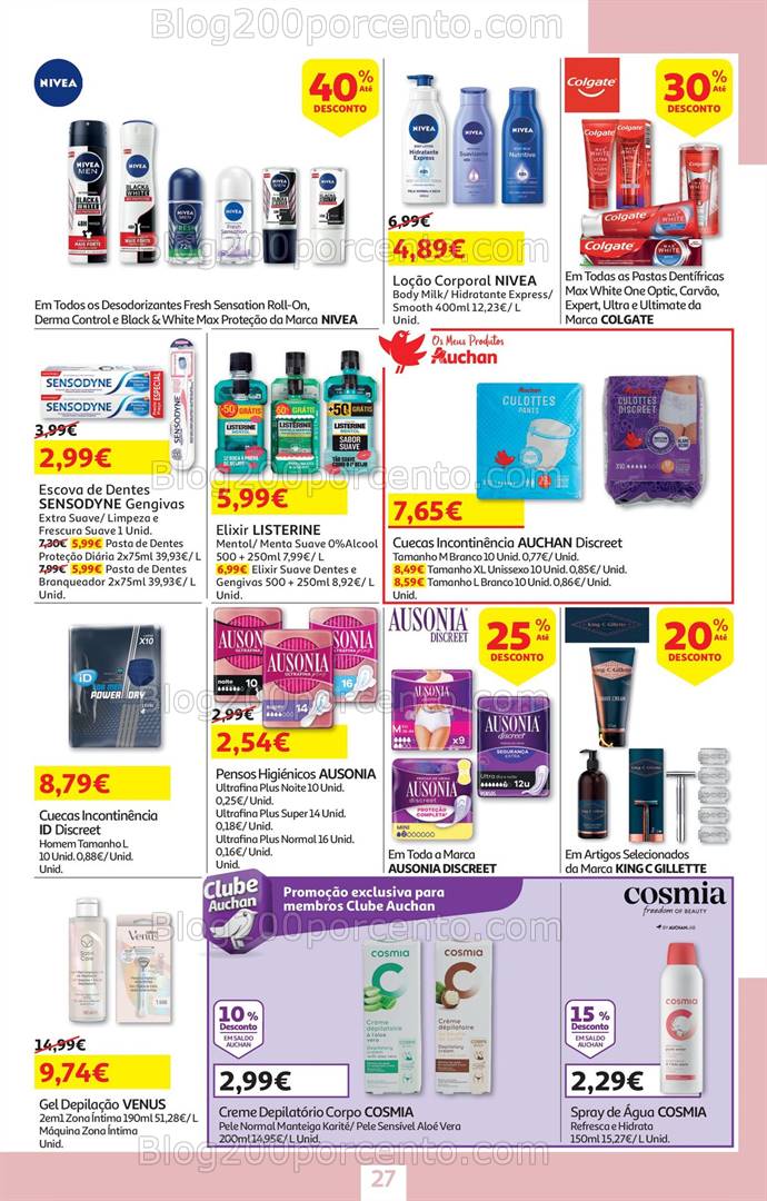 Antevisão Folheto AUCHAN Promoções de 19 setembro a 2 outubro