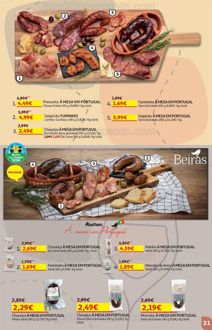 Antevisão Folheto AUCHAN Especial Sabores Promoções de 19 setembro a 2 outubro