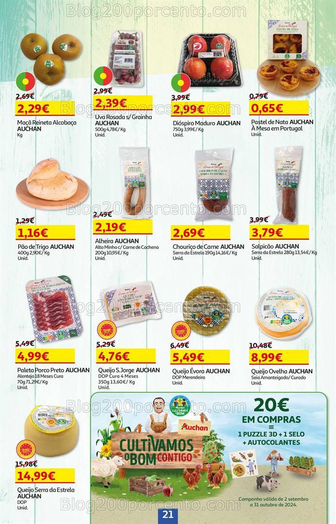Antevisão Folheto AUCHAN Promoções de 3 a 16 outubro