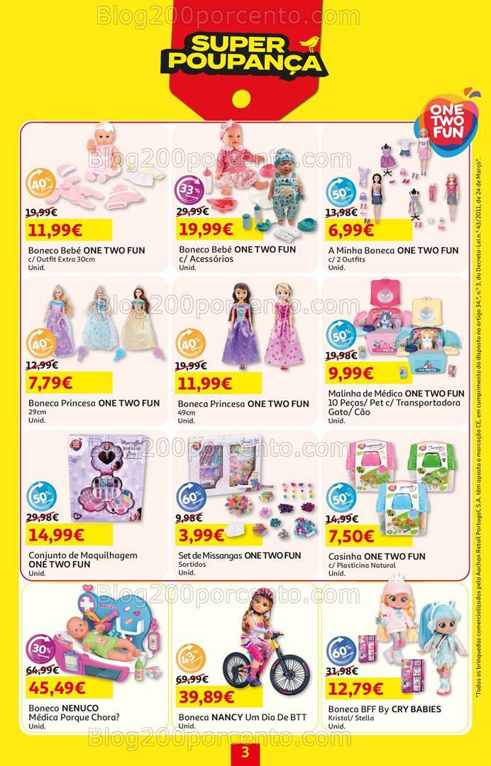 Antevisão Folheto AUCHAN Promoções de 3 a 16 outubro