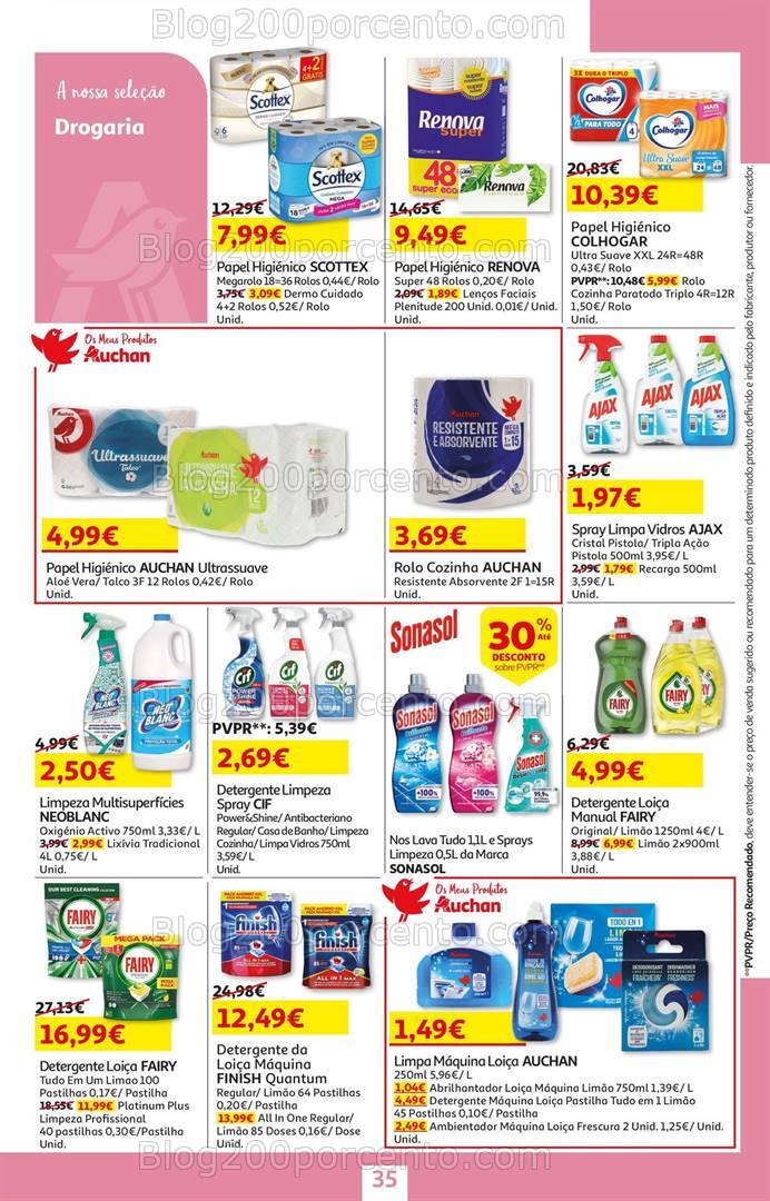 Antevisão Folheto AUCHAN Promoções de 3 a 16 outubro