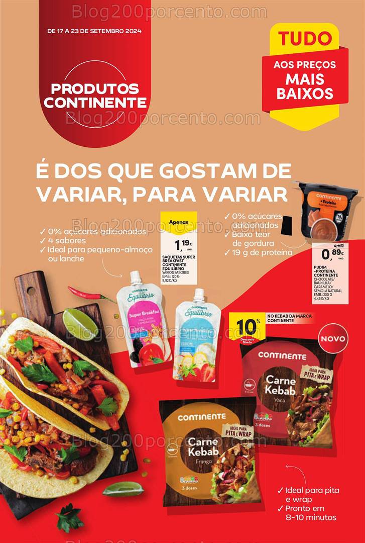 Antevisão Folheto CONTINENTE Bom Dia Promoções de 17 a 23 setembro