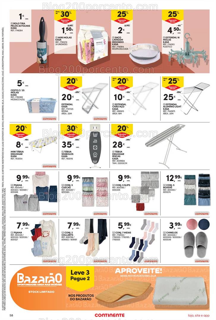 Antevisão Folheto CONTINENTE Bazar Promoções de 24 a 30 setembro