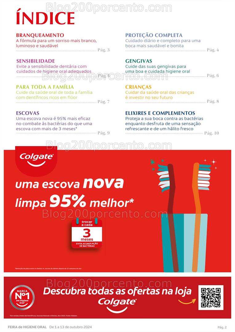 Antevisão Folheto CONTINENTE Feira Higiene Oral Promoções de 1 a 13 outubro