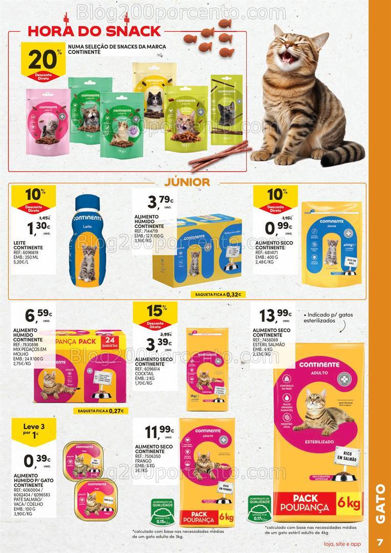 Antevisão Folheto CONTINENTE Especial Feira Animal Promoções de 1 a 20 outubro