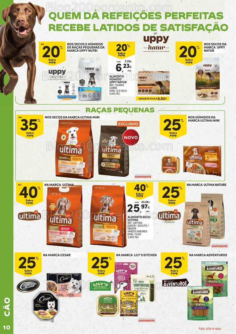 Antevisão Folheto CONTINENTE Especial Feira Animal Promoções de 1 a 20 outubro