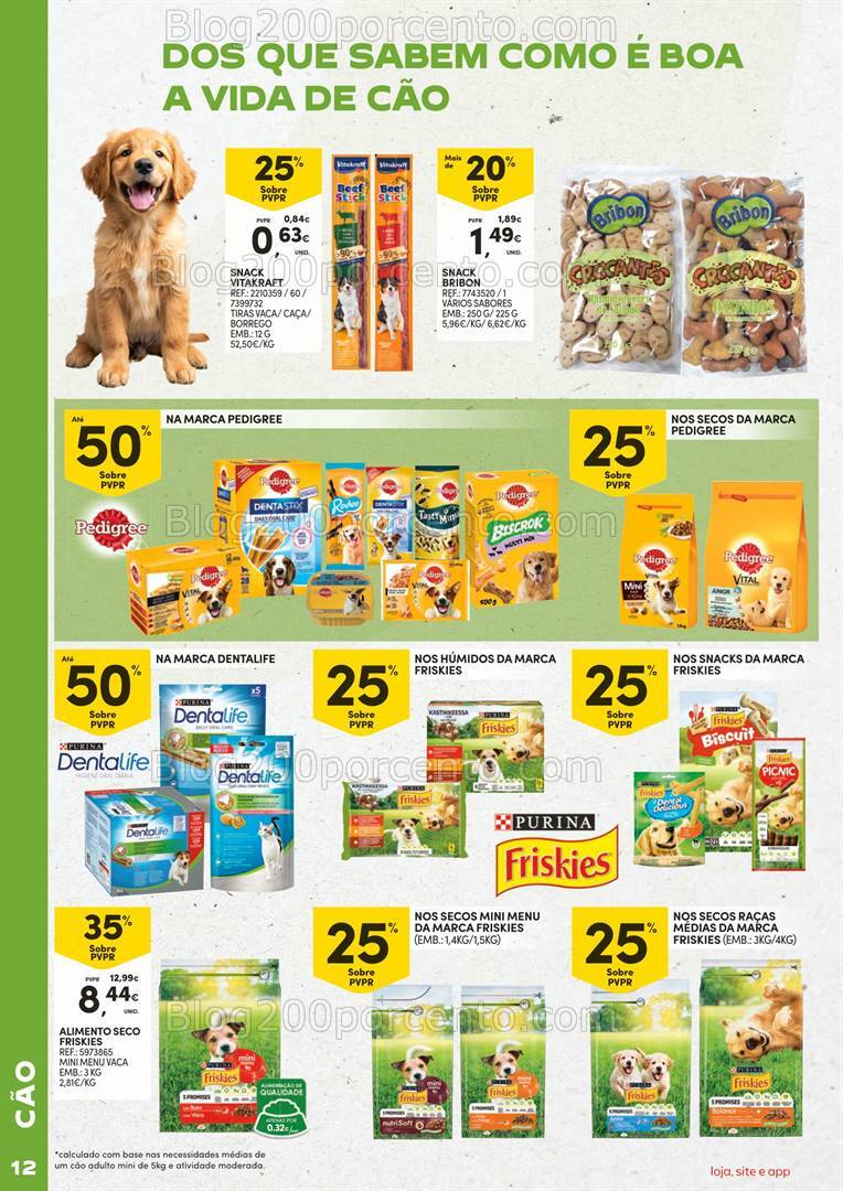 Antevisão Folheto CONTINENTE Especial Feira Animal Promoções de 1 a 20 outubro