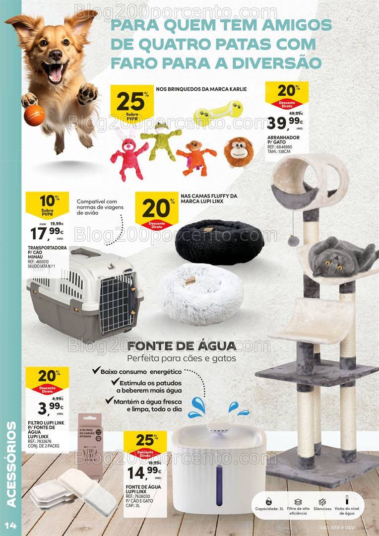 Antevisão Folheto CONTINENTE Especial Feira Animal Promoções de 1 a 20 outubro