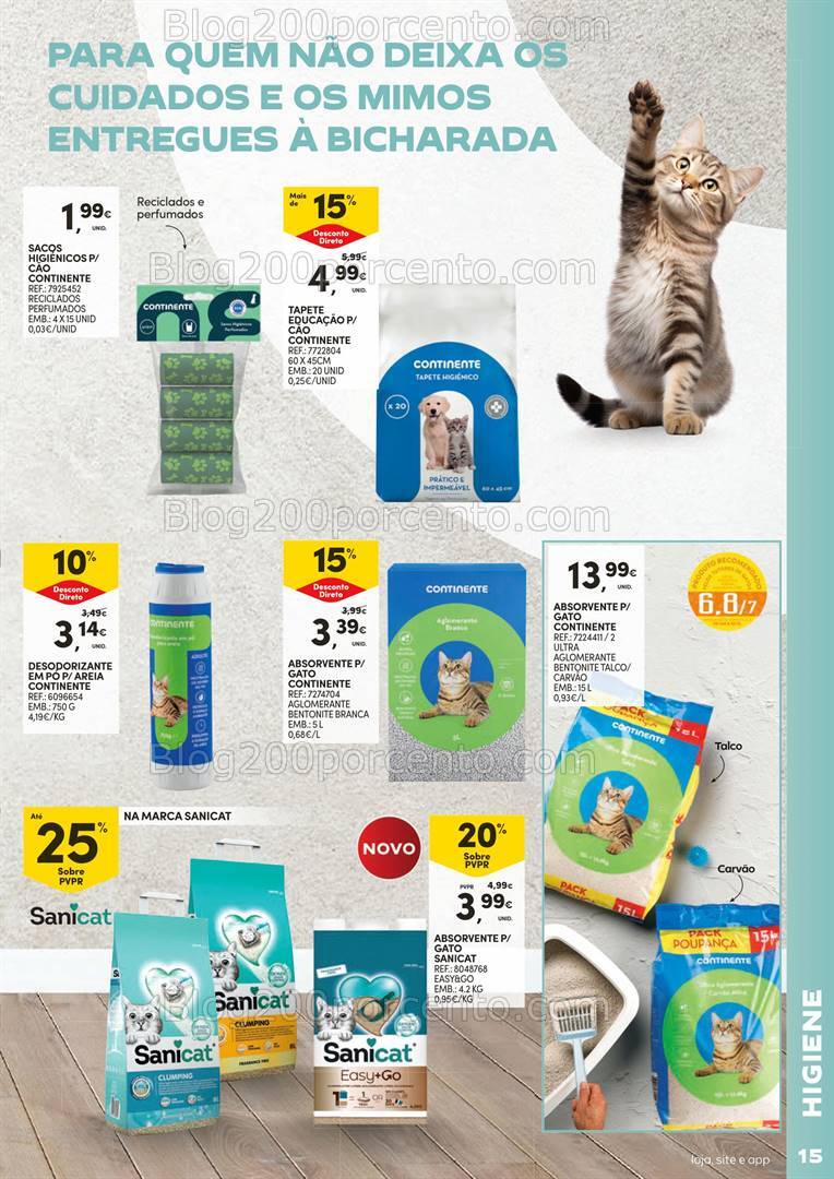 Antevisão Folheto CONTINENTE Especial Feira Animal Promoções de 1 a 20 outubro