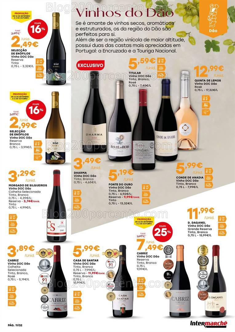 Antevisão Folheto INTERMARCHÉ Feira de Sabores - 12 setembro a 2 outubro