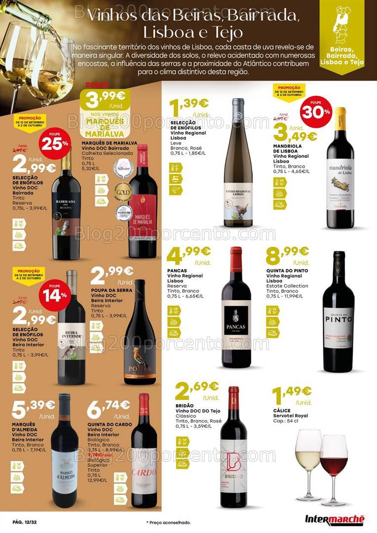Antevisão Folheto INTERMARCHÉ Feira de Sabores - 12 setembro a 2 outubro