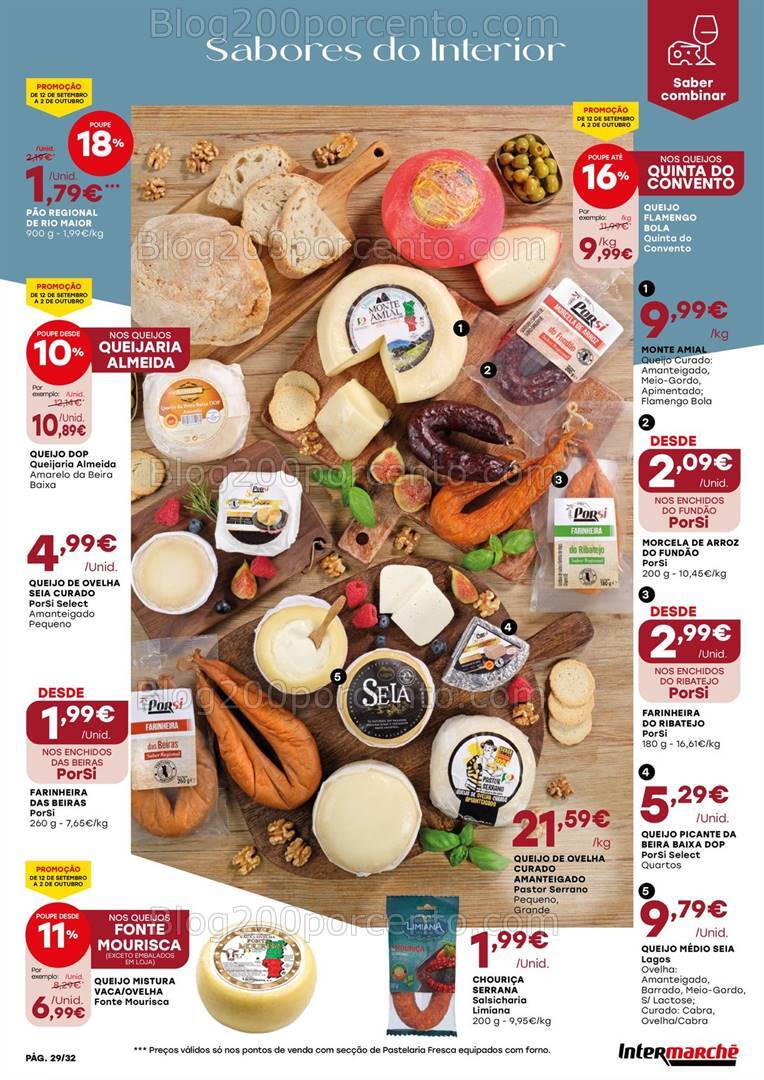 Antevisão Folheto INTERMARCHÉ Feira de Sabores - 12 setembro a 2 outubro