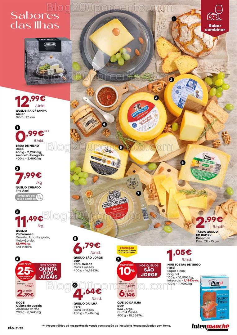 Antevisão Folheto INTERMARCHÉ Feira de Sabores - 12 setembro a 2 outubro