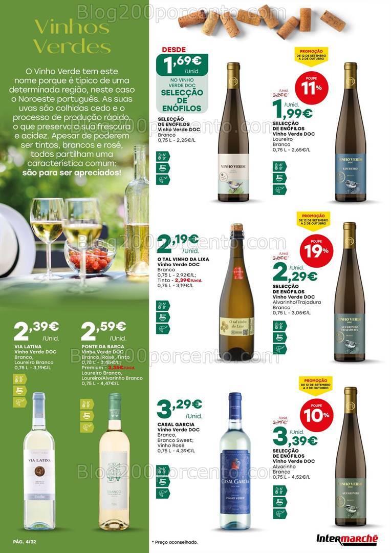 Antevisão Folheto INTERMARCHÉ Feira de Sabores - 12 setembro a 2 outubro