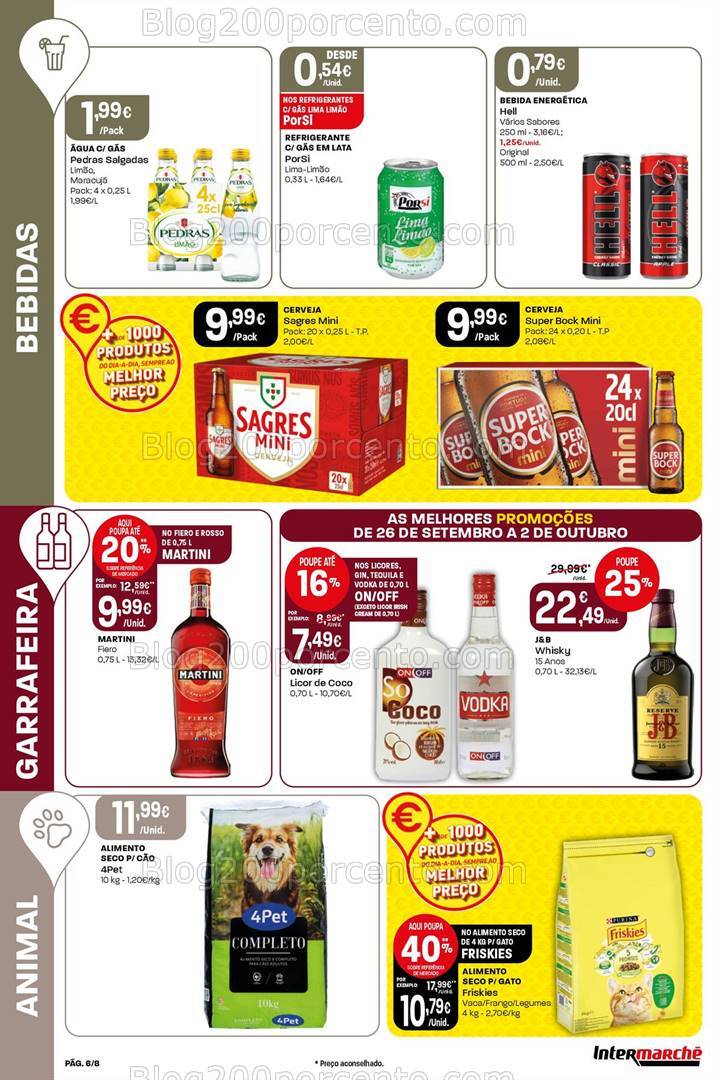 Antevisão Folheto INTERMARCHÉ Mini Promoções de 26 setembro a 2 outubro