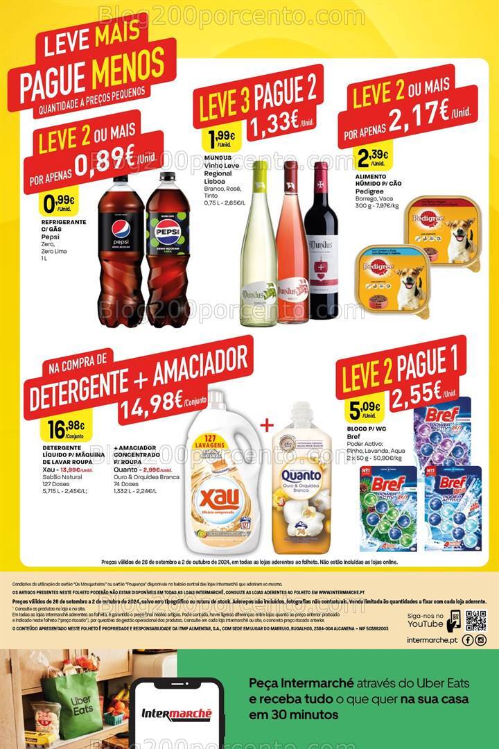 Antevisão Folheto INTERMARCHÉ Mini Promoções de 26 setembro a 2 outubro