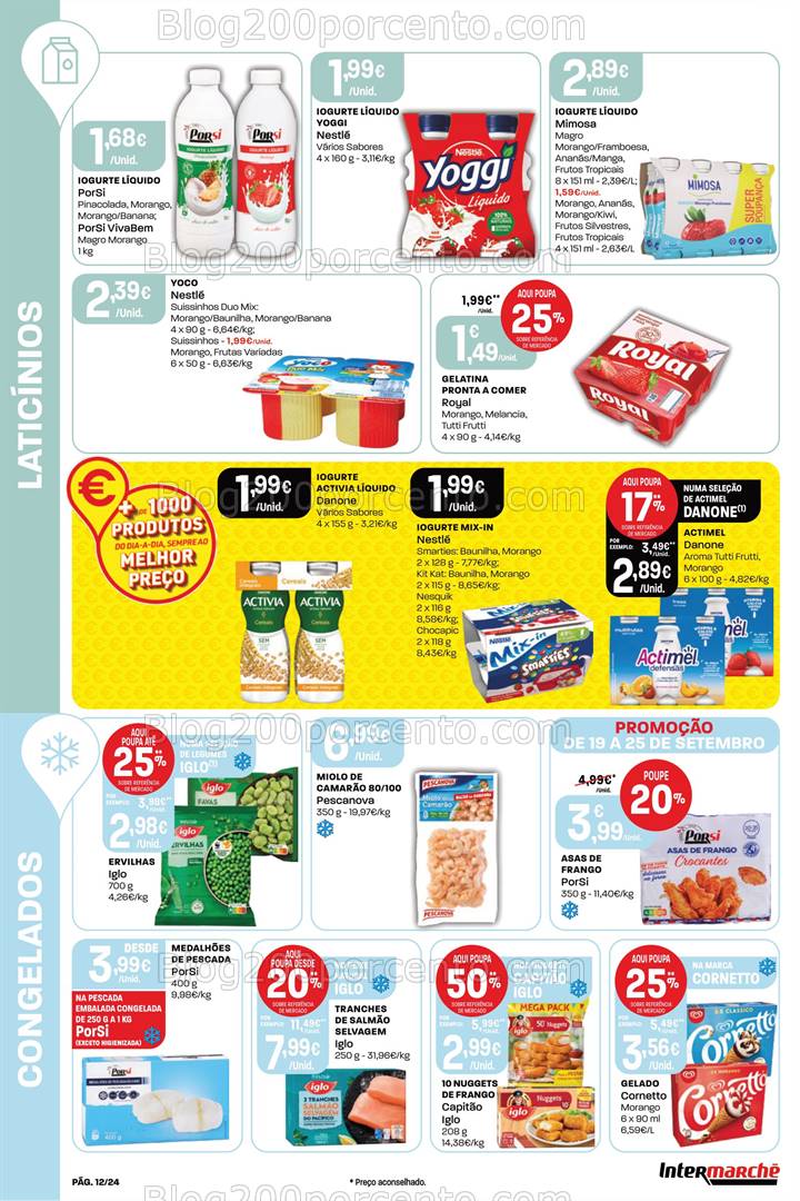 Antevisão Folheto INTERMARCHÉ Promoções de 19 a 25 setembro