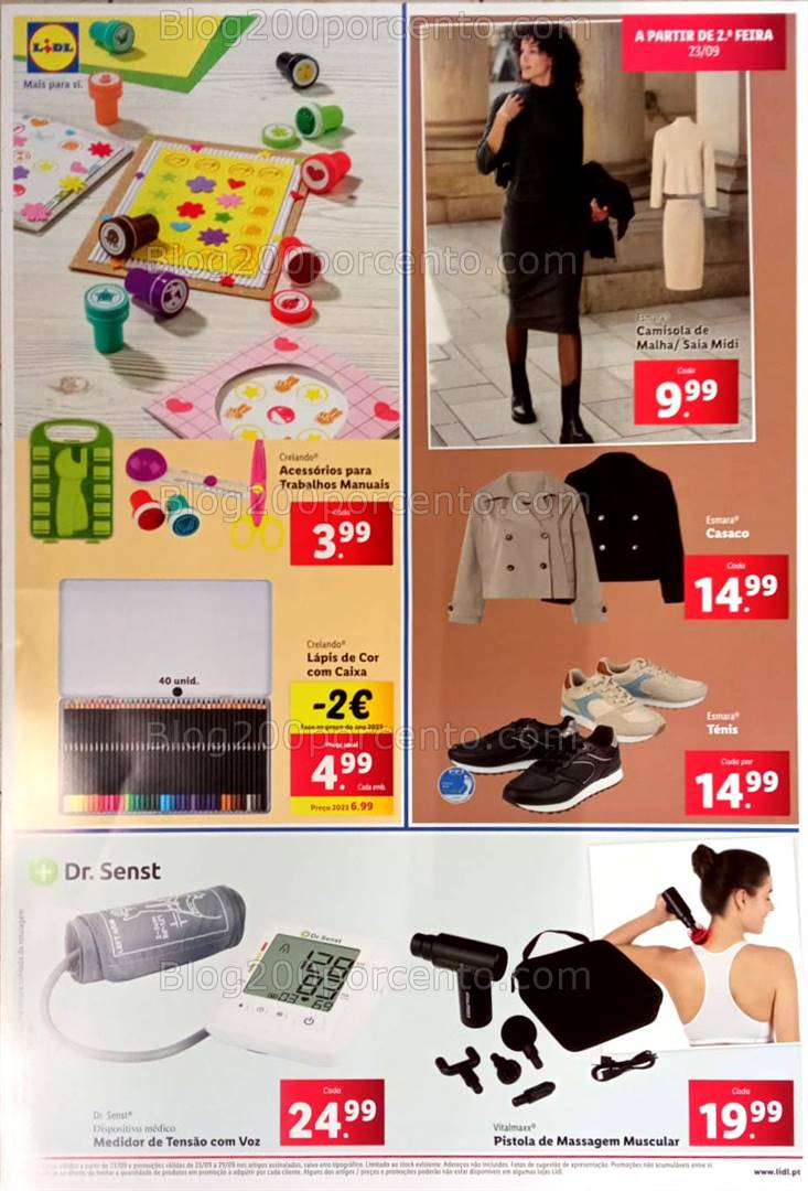 Antevisão Folheto LIDL Bazar Promoções a partir de 23 setembro