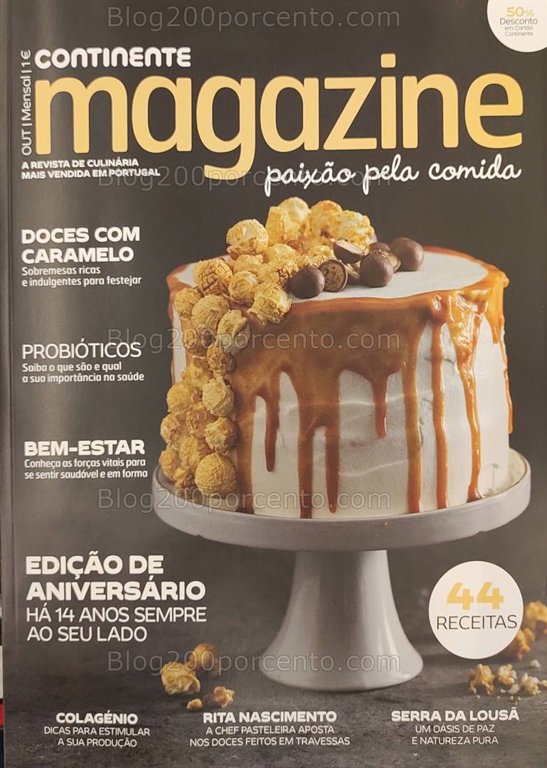 Antevisão Revista CONTINENTE Magazine Outubro e Seus Vales de Desconto