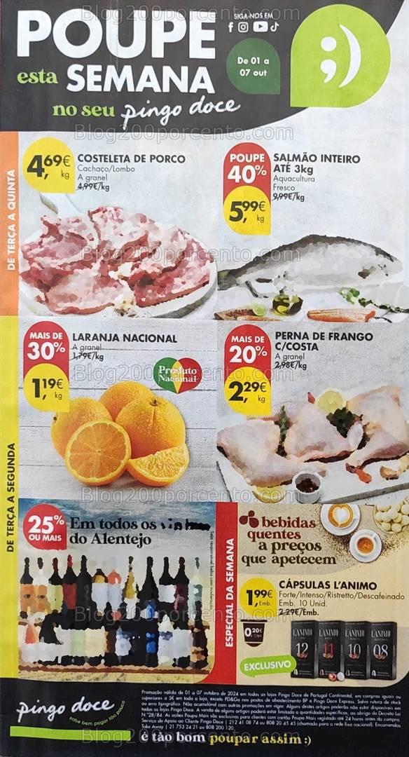 Antevisão Folheto PINGO DOCE Promoções de 1 7 outubro