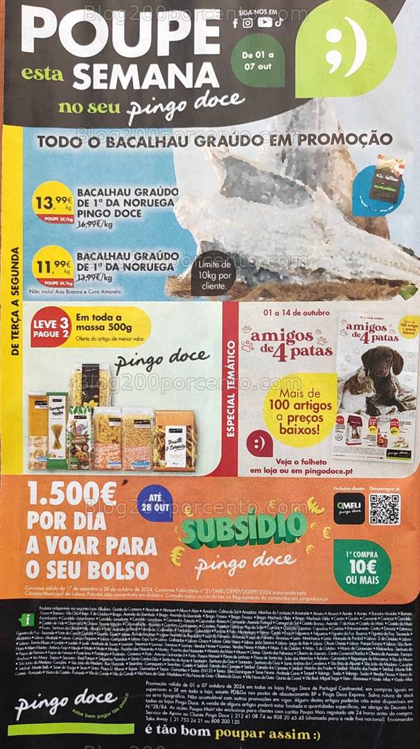 Antevisão Folheto PINGO DOCE Promoções de 1 7 outubro