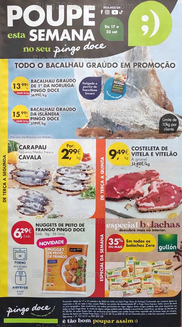 Antevisão Folheto PINGO DOCE Super Promoções de 17 a 23 setembro