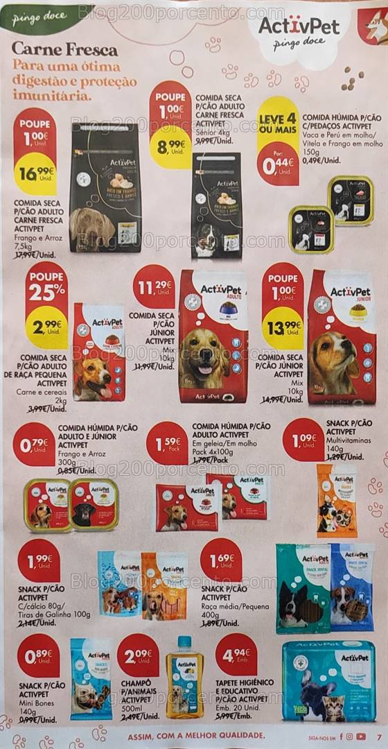 Antevisão Folheto PINGO DOCE Feira Animal Promoções de 1 a 14 outubro