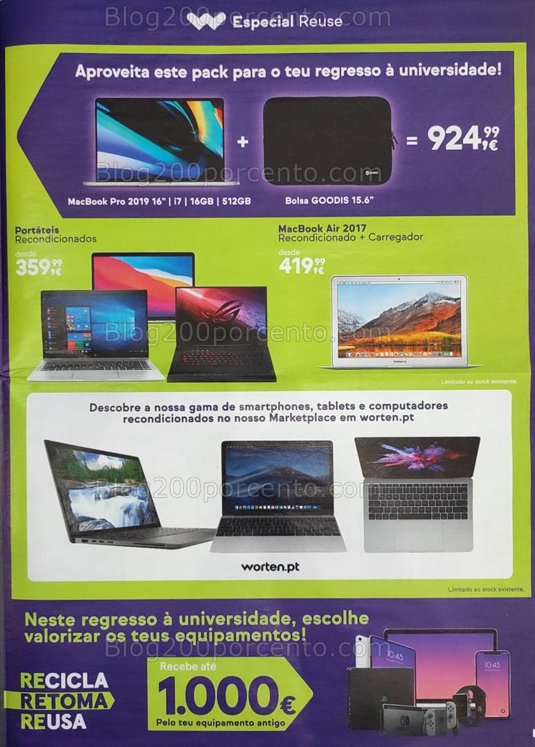 Antevisão Folheto WORTEN Promoções de 17 a 26 setembro