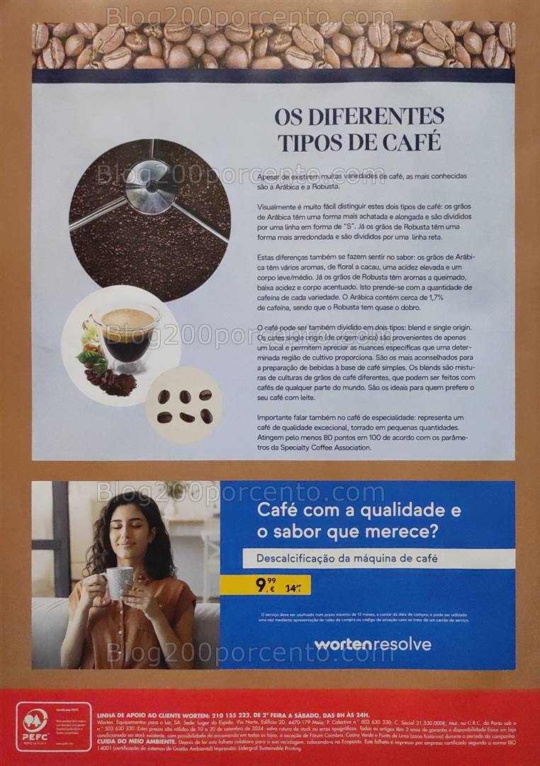 Antevisão Folheto WORTEN Especial Café Promoções de 10 a 30 setembro