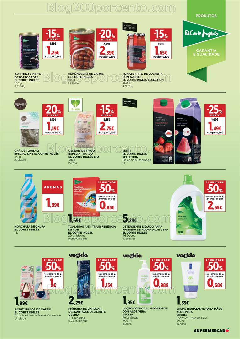 Antevisão Folheto EL CORTE INGLÉS Promoções de 17 a 30 janeiro