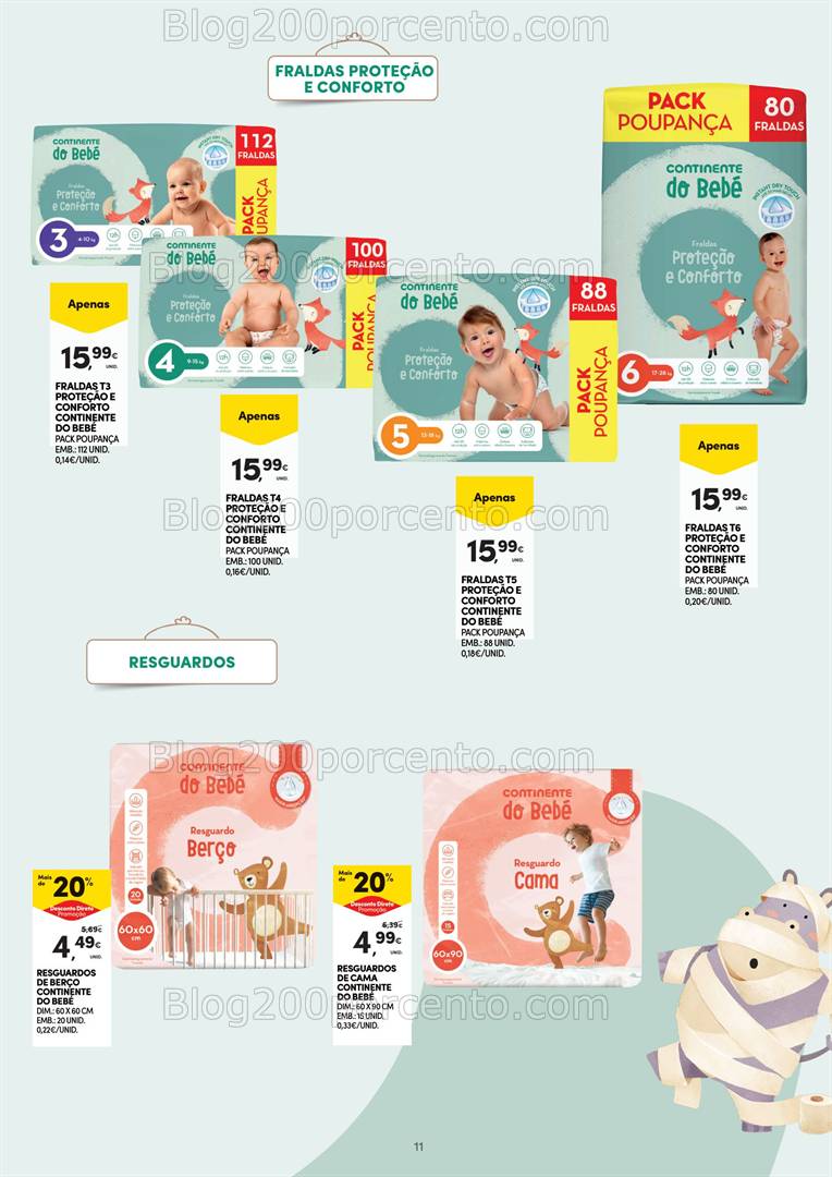 Antevisão Folheto CONTINENTE Açores Feira do Bebé Promoções até 27 janeiro