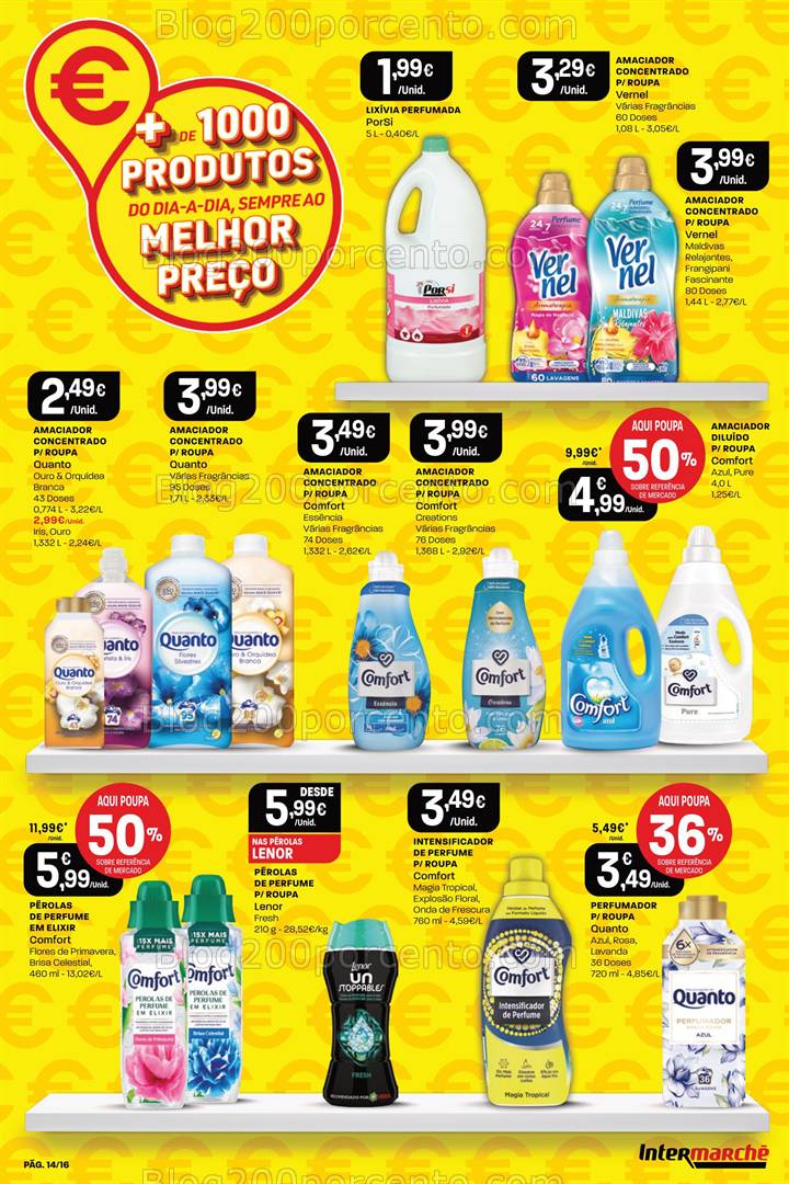 Antevisão Folheto INTERMARCHÉ 1000 produtos baixo preço promoções até 29 janeiro