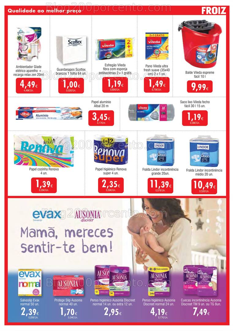 Antevisão Folheto FROIZ Promoções de 6 a 22 janeiro