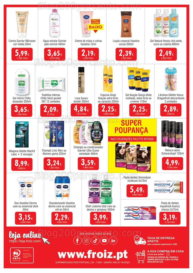 Antevisão Folheto FROIZ Promoções de 6 a 22 janeiro