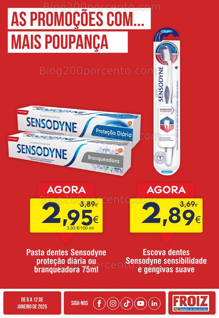 Antevisão Folheto FROIZ Promoções de 6 a 12 janeiro