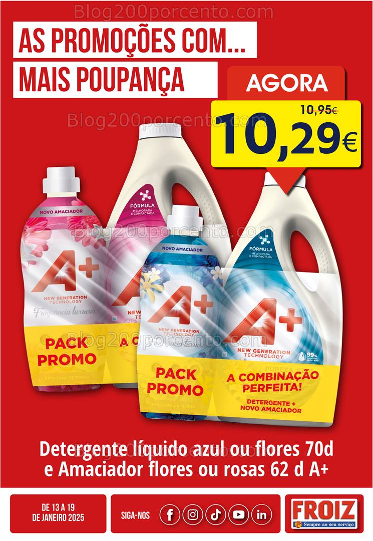 Antevisão Folheto FROIZ Promoções de 13 a 19 janeiro